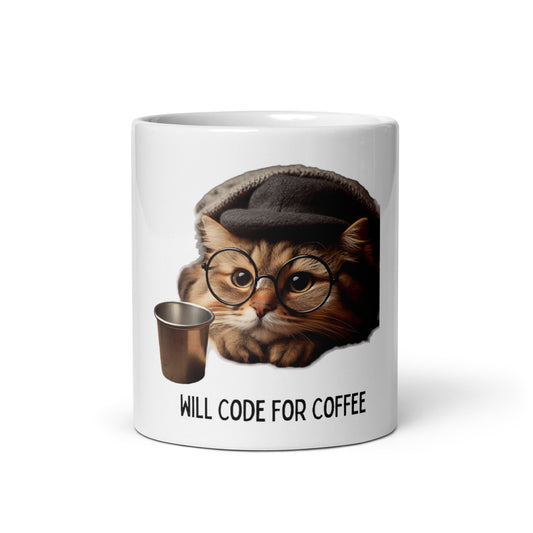 Code for coffee Kitty mug