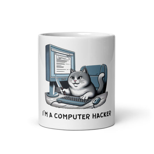 Hacker Kitty mug
