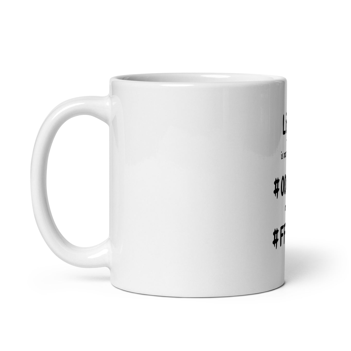 Black & White glossy mug