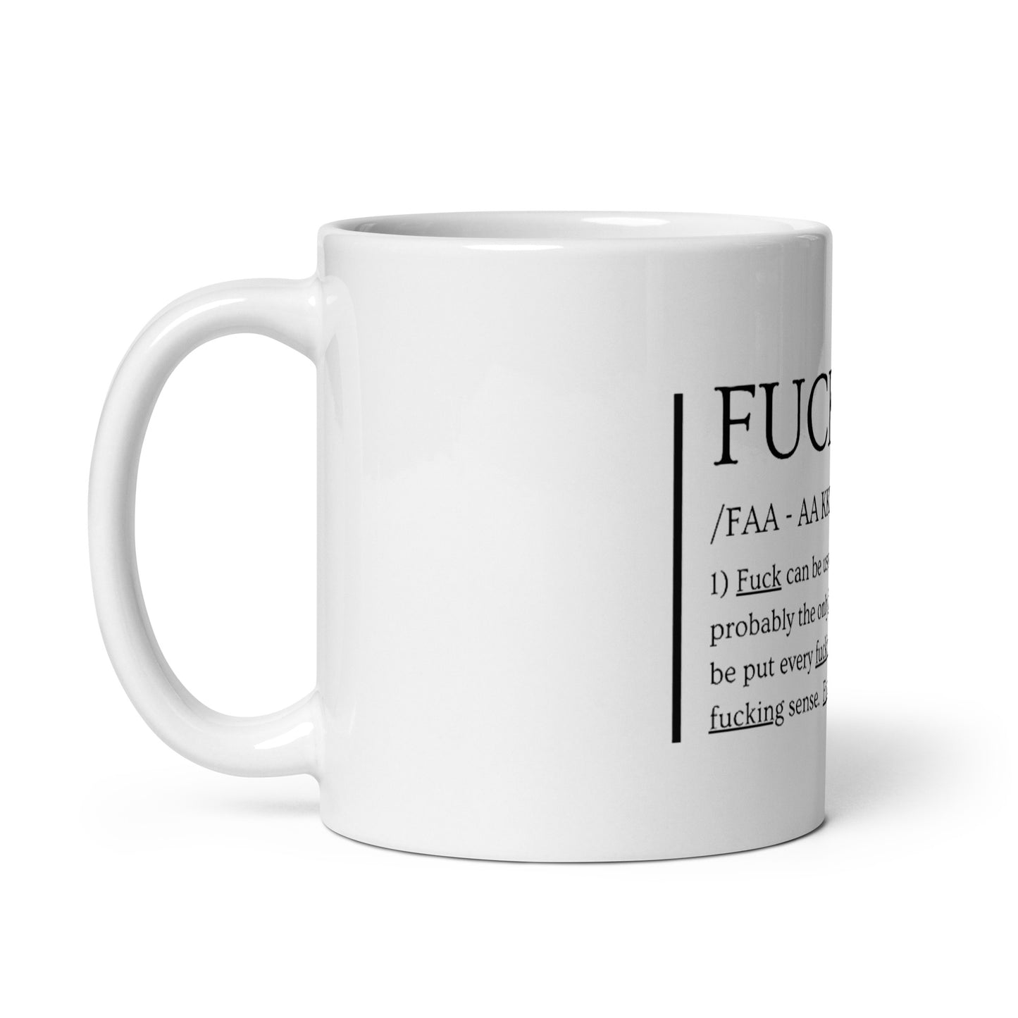 F#@K glossy mug