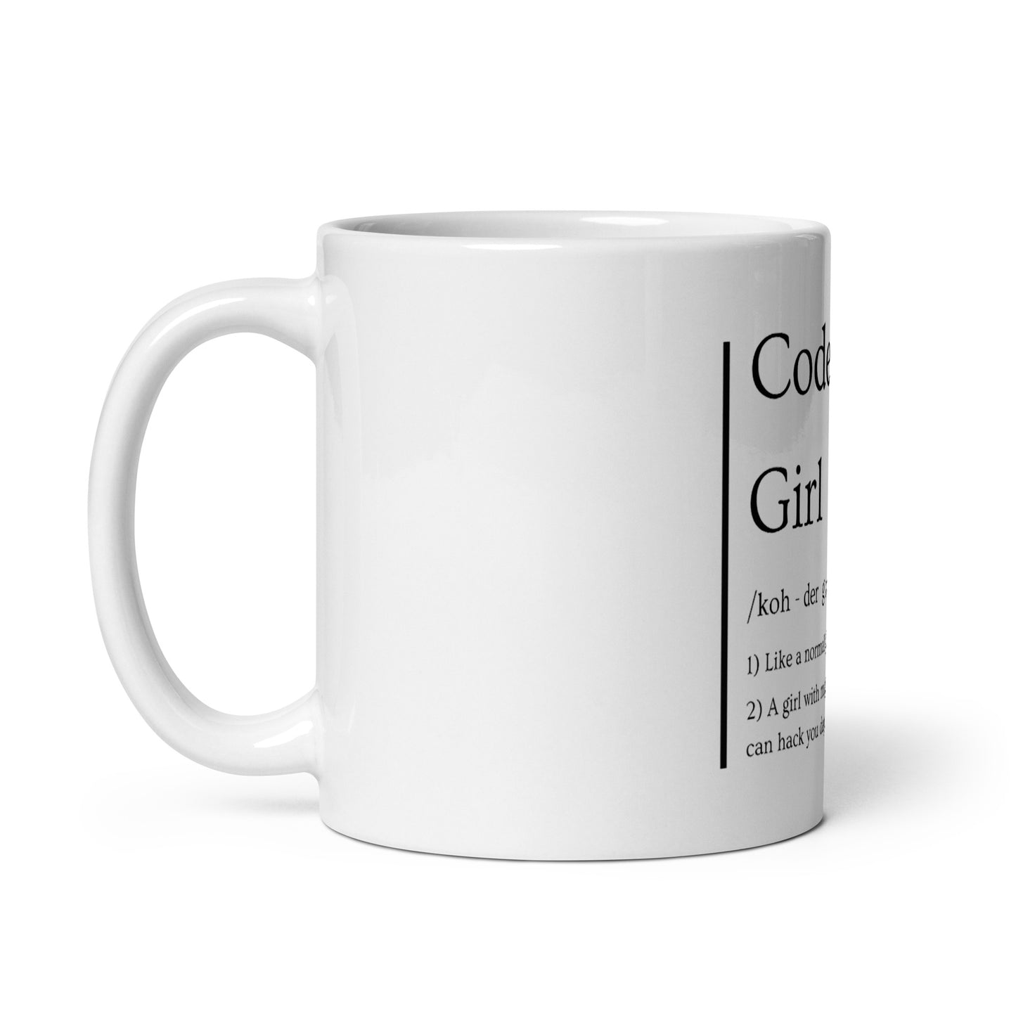 Coder Girl glossy mug