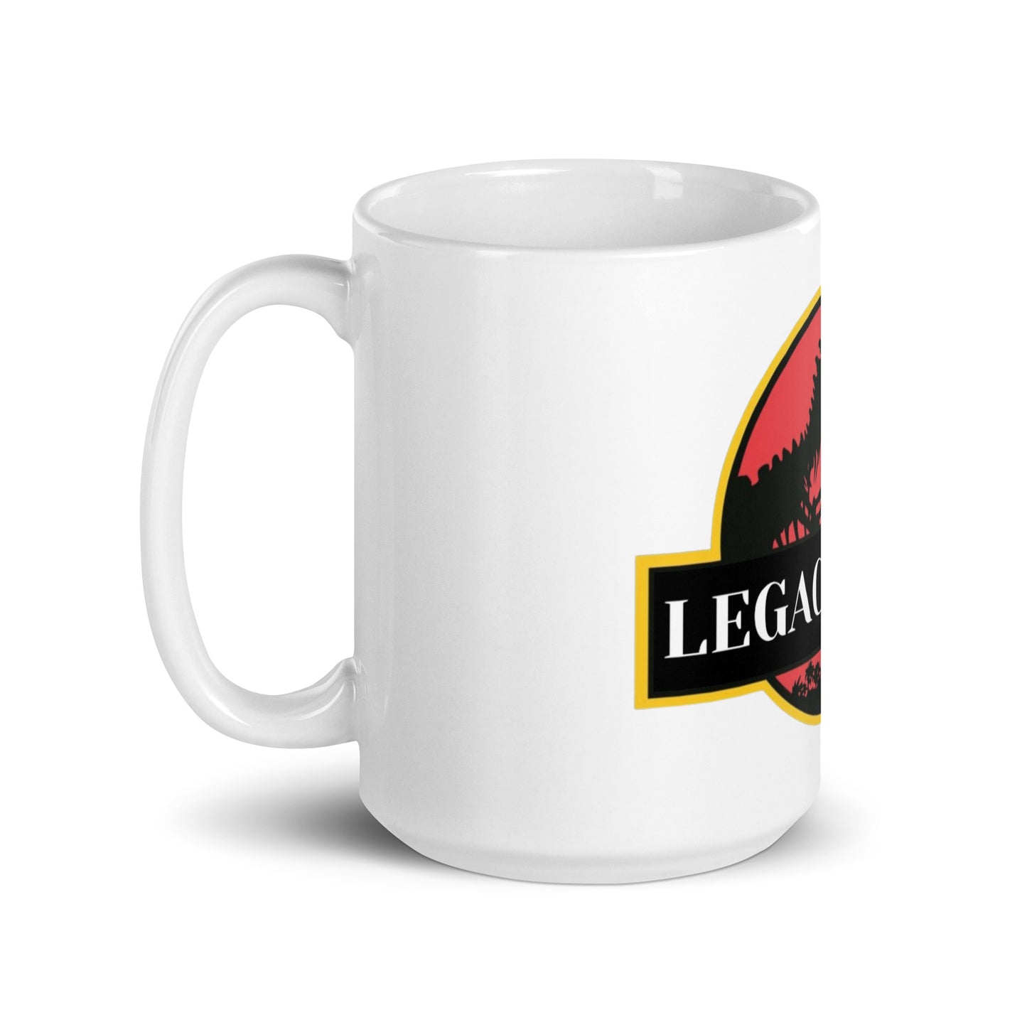 Legacy Code White glossy mug