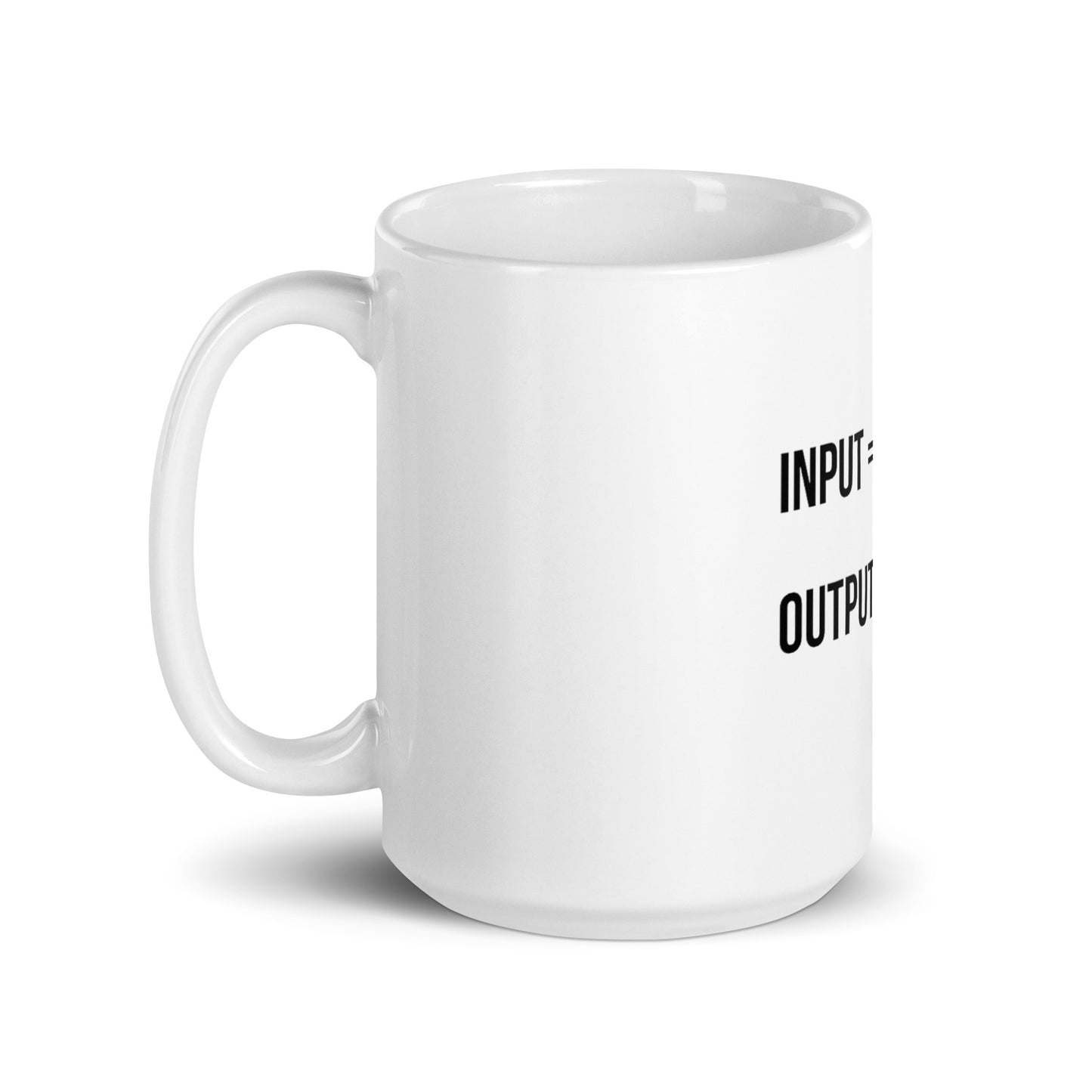 Input Output glossy mug