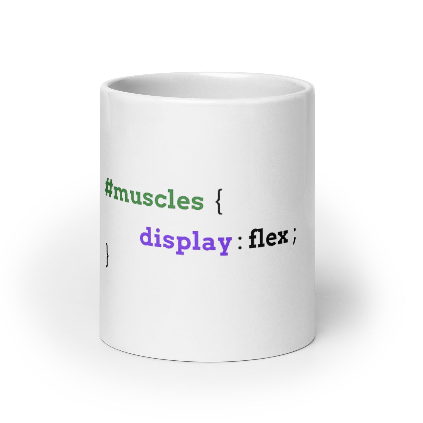 Muscles glossy mug