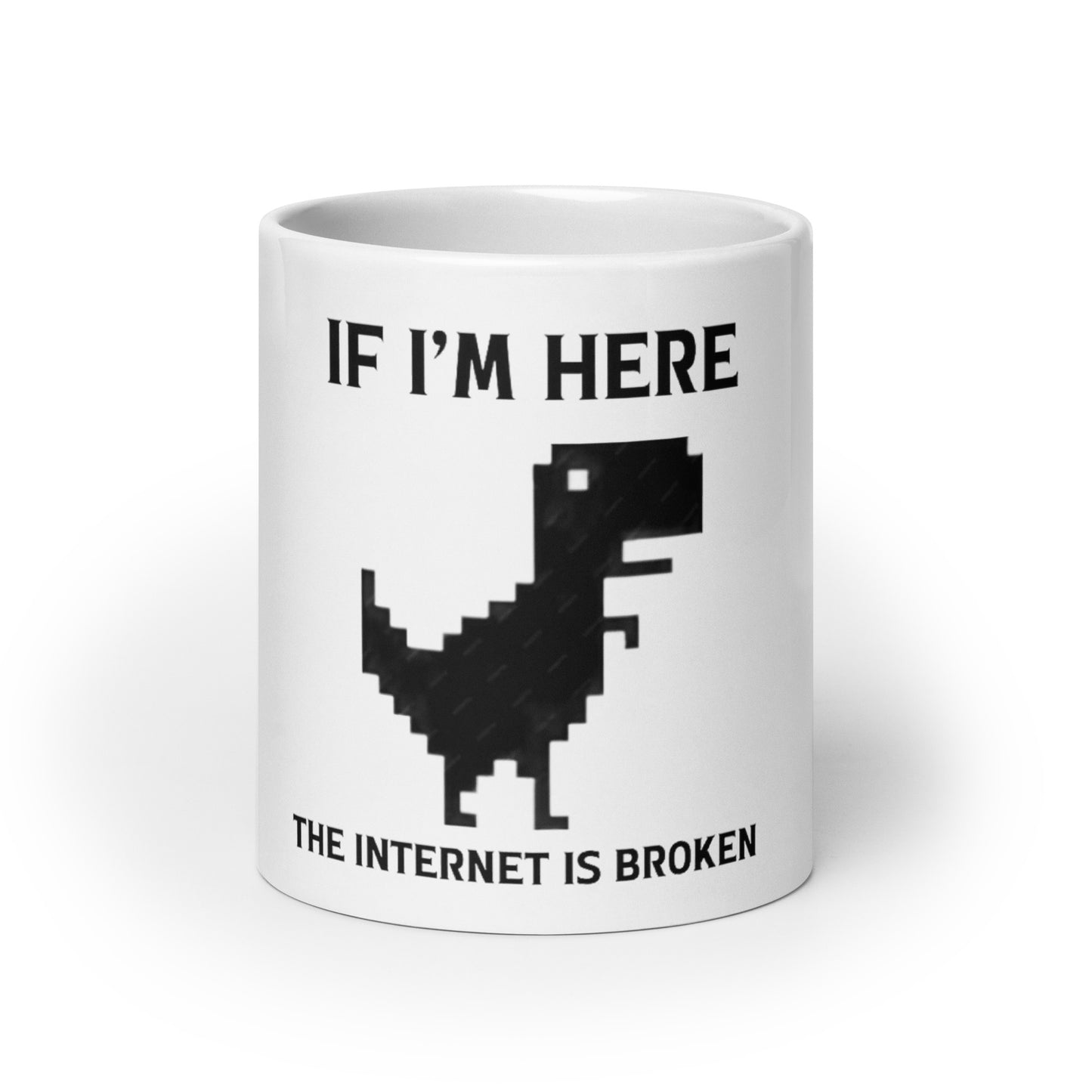 Broken Internet mug