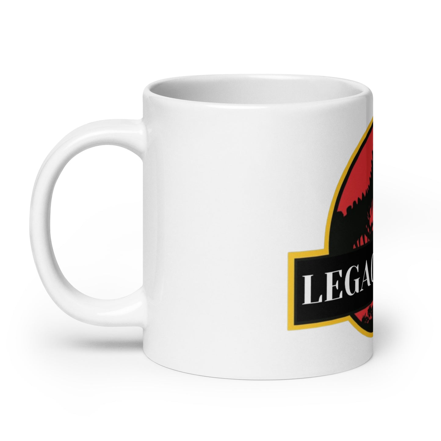 Legacy Code White glossy mug