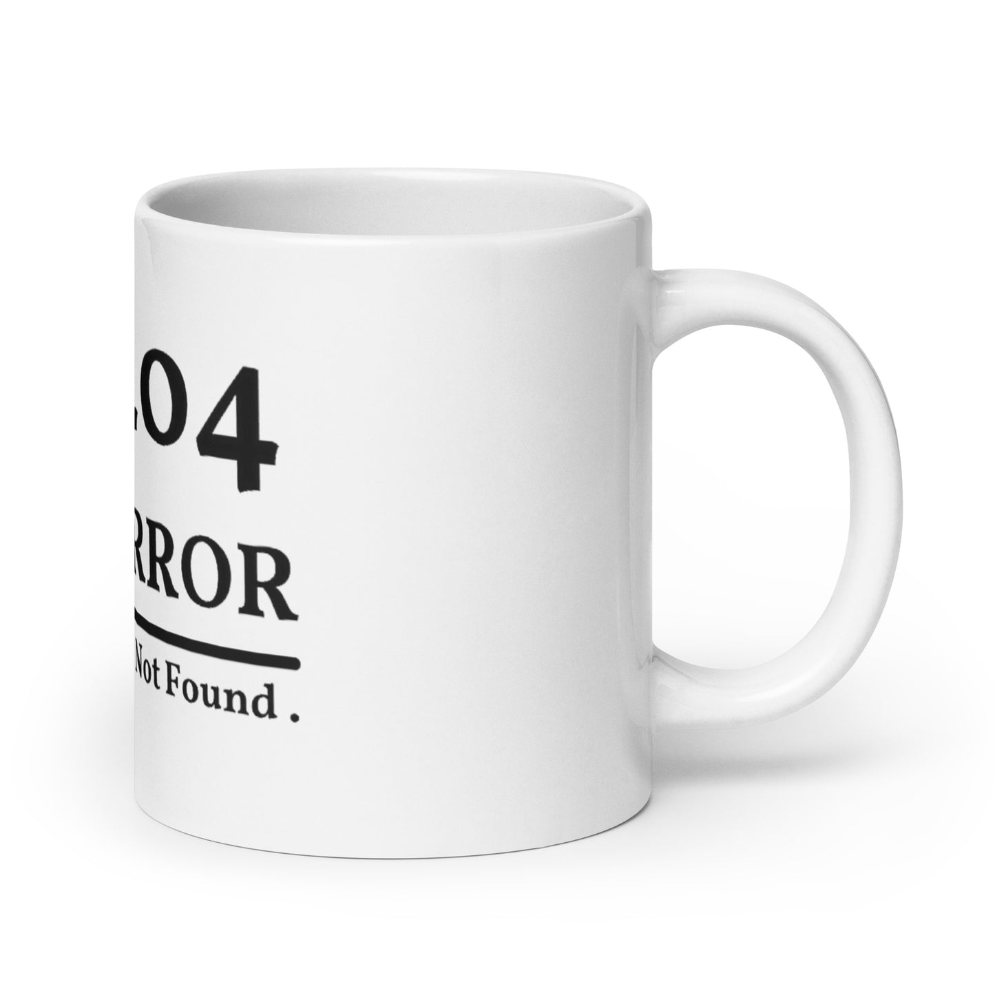 Error 404 glossy mug