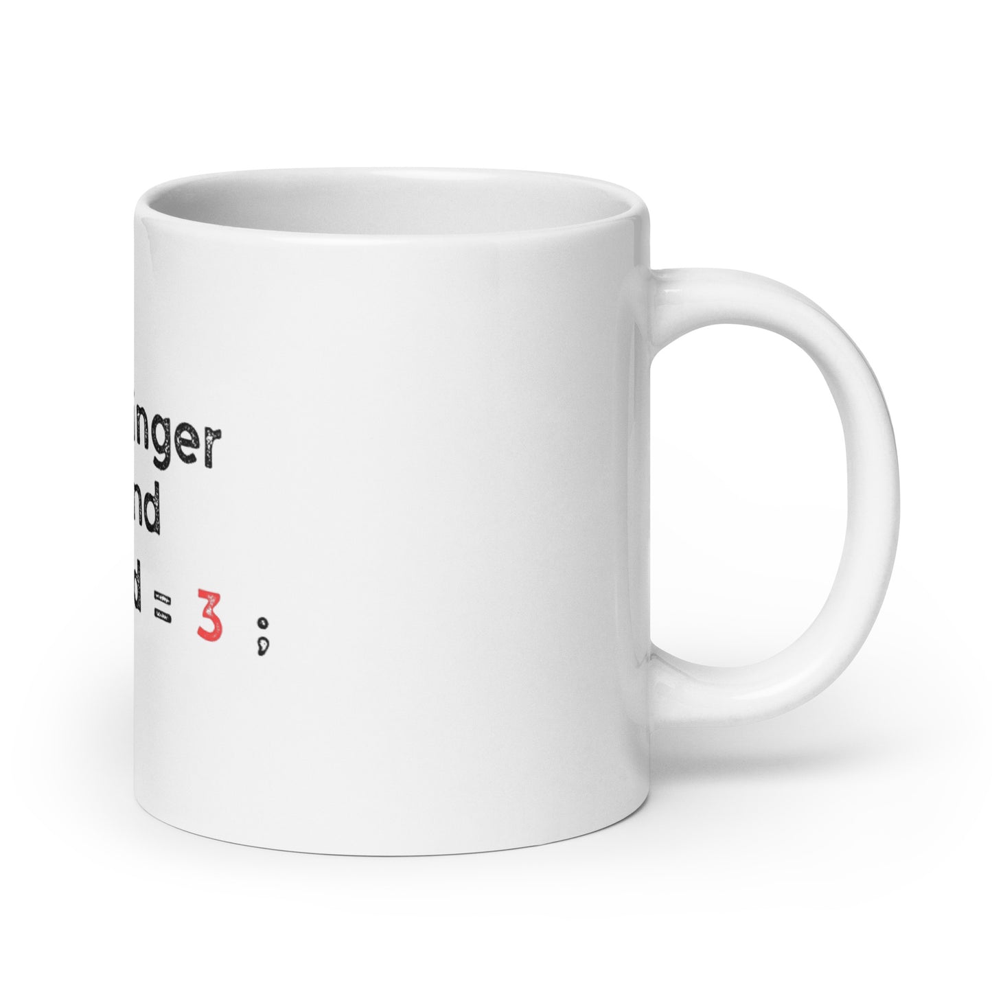 Select Finger glossy mug