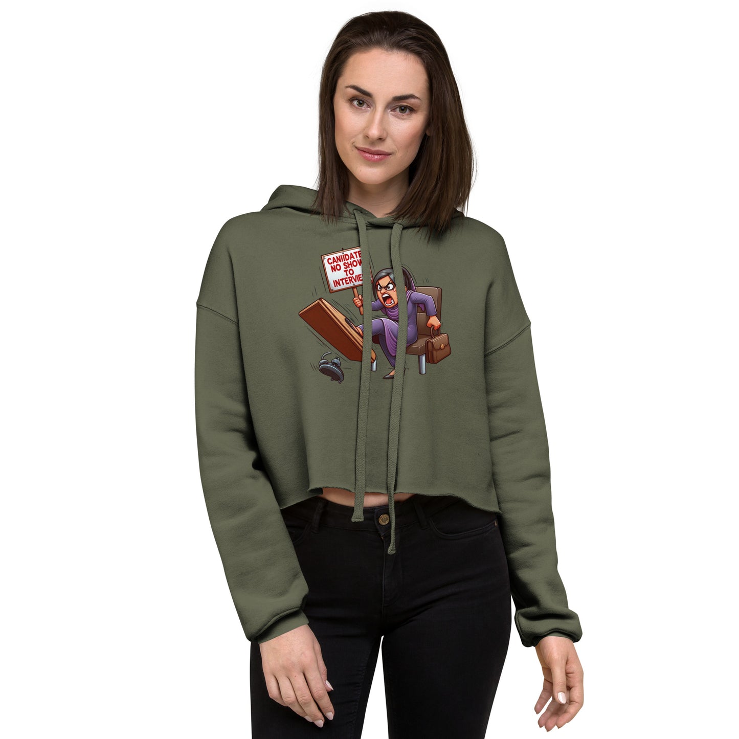 Candidate No Show Crop Hoodie