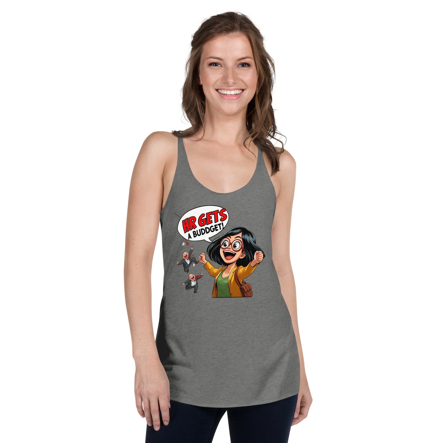 HR Gets Budget Women's Racerback Tank