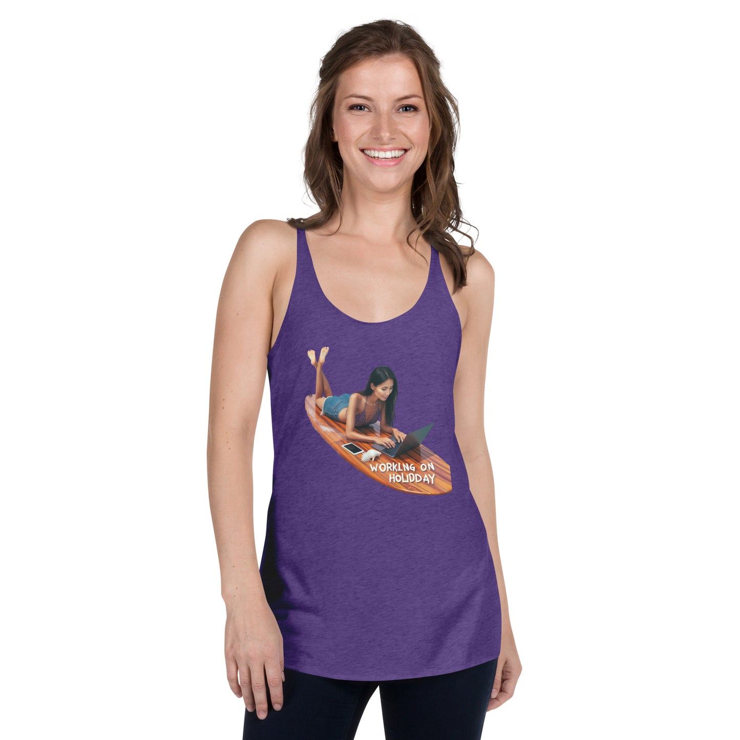 HR On Holiday Women's Racerback Tank